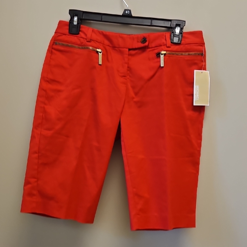 NWT MICHAEL Michael Kors True Red Bermuda Shorts